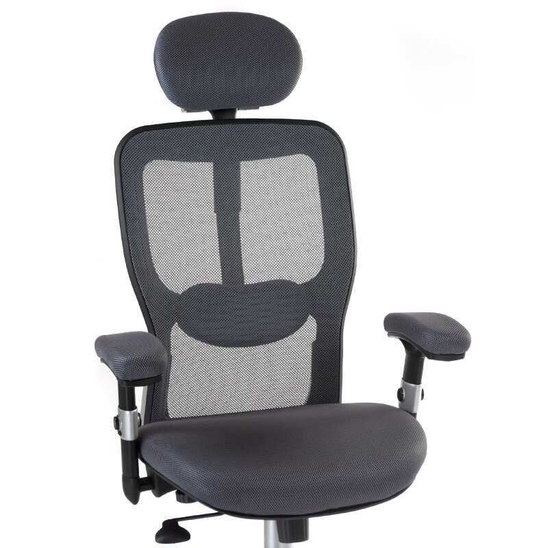 Registratūros, biuro kėdė CorpoComfort BX-4147, pilkos spalvos 1 Registratūros, biuro kėdė CorpoComfort BX-4147, pilkos spalvos 1