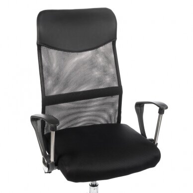 Registratūros, biuro kėdė CorpoComfort BX-7773, juodos spalvos 1 Registratūros, biuro kėdė CorpoComfort BX-7773, juodos spalvos 1