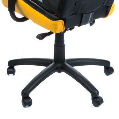 Biuro ir kompiuterinių žaidimų kėdė RACER CorpoComfort BX-3700, juodai - geltonos spalvos 4 Biuro ir kompiuterinių žaidimų kėdė RACER CorpoComfort BX-3700, juodai - geltonos spalvos 4