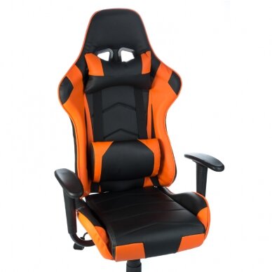 Biuro ir kompiuterinių žaidimų kėdė RACER CorpoComfort BX-3700, juodai - oranžinės spalvos 1 Biuro ir kompiuterinių žaidimų kėdė RACER CorpoComfort BX-3700, juodai - oranžinės spalvos 1
