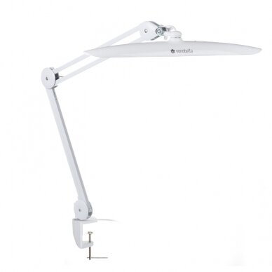 Profesionali LED lempa kosmetologams tvirtinama prie paviršių BSL-01 LED 24W CLIP, baltos spalvos Profesionali LED lempa kosmetologams tvirtinama prie paviršių BSL-01 LED 24W CLIP, baltos spalvos