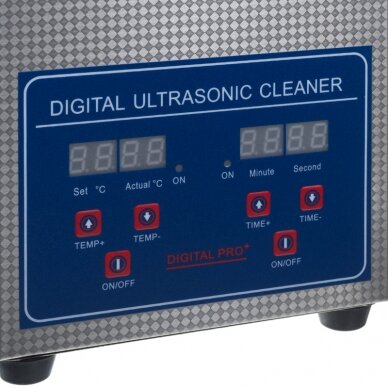 Profesionali ultragarso vonelė įrankių plovimui 2L BS-UC2 50W (su vandens šildymo funkcija) 1 Profesionali ultragarso vonelė įrankių plovimui 2L BS-UC2 50W (su vandens šildymo funkcija) 1
