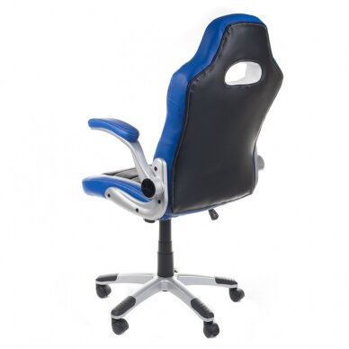 Biuro ir kompiuterinių žaidimų kėdė RACER CorpoComfort BX-6923, juodai - mėlynos spalvos 6 Biuro ir kompiuterinių žaidimų kėdė RACER CorpoComfort BX-6923, juodai - mėlynos spalvos 6