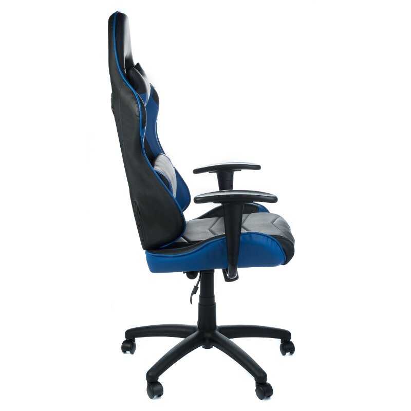 Biuro ir kompiuterinių žaidimų kėdė RACER CorpoComfort BX-3700, juodai - mėlynos spalvos 2 Biuro ir kompiuterinių žaidimų kėdė RACER CorpoComfort BX-3700, juodai - mėlynos spalvos 2