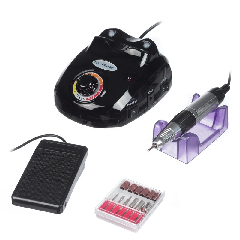 Elektrinė nagų freza manikiūro darbams SPRINT45 (10w), juodos spalvos Elektrinė nagų freza manikiūro darbams SPRINT45 (10w), juodos spalvos