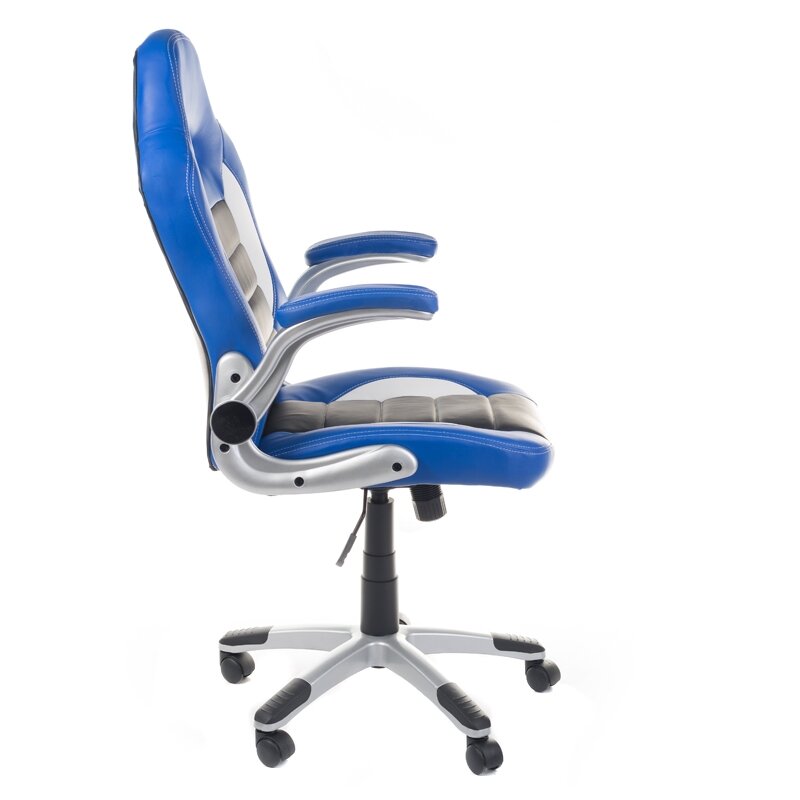 Biuro ir kompiuterinių žaidimų kėdė RACER CorpoComfort BX-6923, juodai - mėlynos spalvos 2 Biuro ir kompiuterinių žaidimų kėdė RACER CorpoComfort BX-6923, juodai - mėlynos spalvos 2
