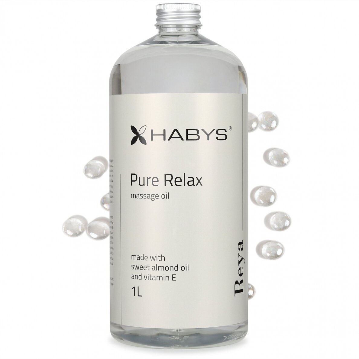 HABYS REYA Pure Relax maitinantis kūno masažo aliejus su migdolų aliejumi ir vitaminu E 4