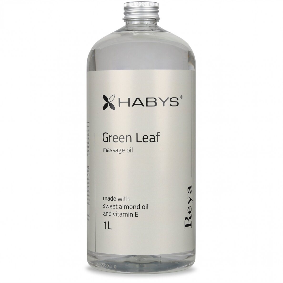 HABYS REYA Green Leaf kūno masažo aliejus su žaliąja arbata, migdolų aliejumi ir vitaminu E 4 HABYS REYA Green Leaf kūno masažo aliejus su žaliąja arbata, migdolų aliejumi ir vitaminu E 4