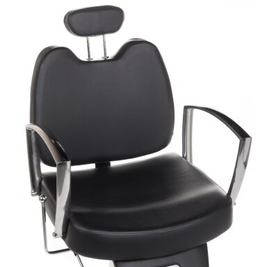 Profesionali barberio kėdė kirpykloms ir grožio salonams HOMER II BH-31275, juodos spalvos