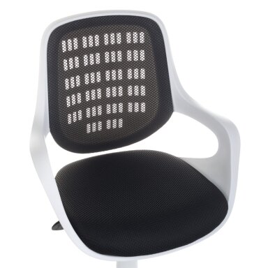 Registratūros, biuro kėdė CorpoComfort BX-4325, juodos spalvos