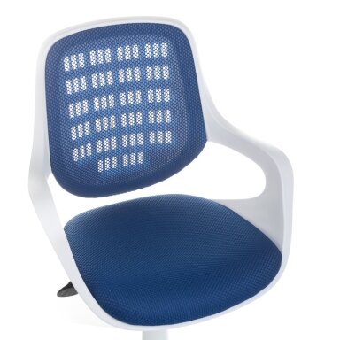 Registratūros, biuro kėdė CorpoComfort BX-4325, mėlynos spalvos