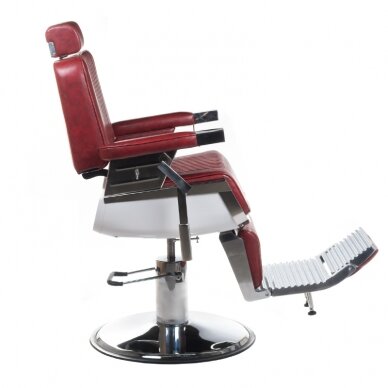 Profesionali barberio kėdė LUMBER BH-31823, bordinės spalvos 4 Profesionali barberio kėdė LUMBER BH-31823, bordinės spalvos 4