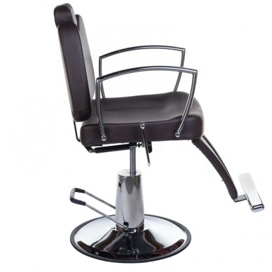 Profesionali barberio kėdė kirpykloms ir grožio salonams HOMER II BH-31275, rudos spalvos 4 Profesionali barberio kėdė kirpykloms ir grožio salonams HOMER II BH-31275, rudos spalvos 4