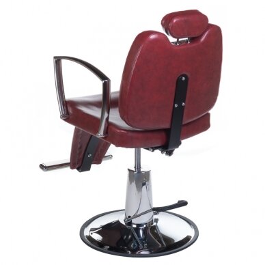 Profesionali barberio kėdė kirpykloms ir grožio salonams HOMER II BH-31275, raudonos spalvos 7 Profesionali barberio kėdė kirpykloms ir grožio salonams HOMER II BH-31275, raudonos spalvos 7