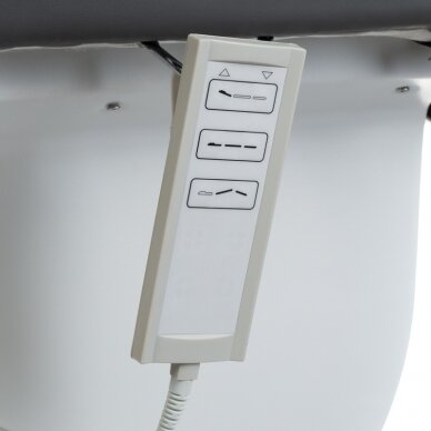 Profesionalus elektrinis gultas-lova kosmetologams Bologna BG-228, 3 variklių, pilkos spalvos 4 Profesionalus elektrinis gultas-lova kosmetologams Bologna BG-228, 3 variklių, pilkos spalvos 4