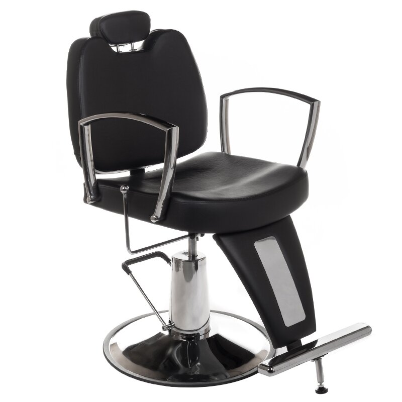 Profesionali barberio kėdė kirpykloms ir grožio salonams HOMER II BH-31275, juodos spalvos Profesionali barberio kėdė kirpykloms ir grožio salonams HOMER II BH-31275, juodos spalvos
