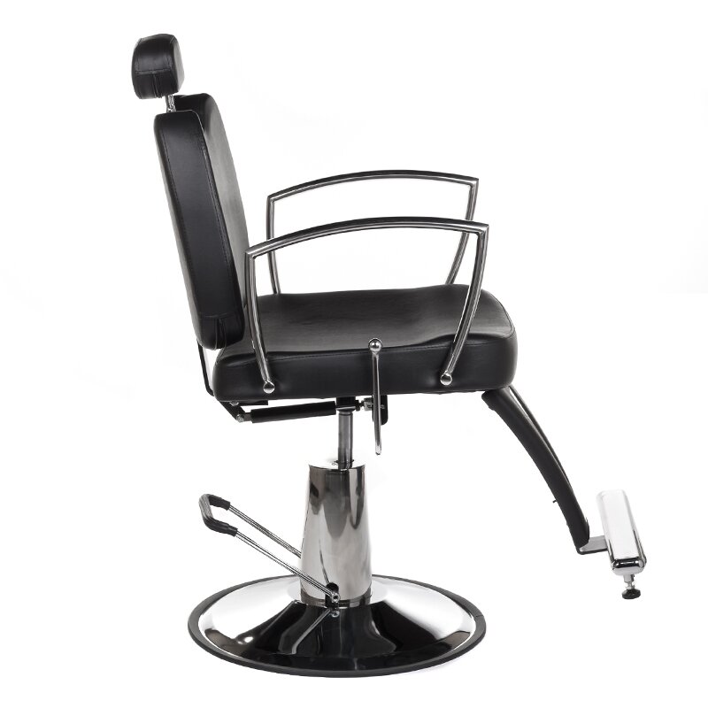 Profesionali barberio kėdė kirpykloms ir grožio salonams HOMER II BH-31275, juodos spalvos 4 Profesionali barberio kėdė kirpykloms ir grožio salonams HOMER II BH-31275, juodos spalvos 4