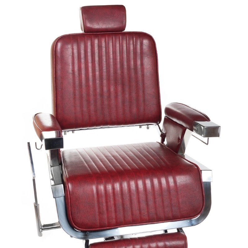 Profesionali barberio kėdė LUMBER BH-31823, bordinės spalvos 1 Profesionali barberio kėdė LUMBER BH-31823, bordinės spalvos 1