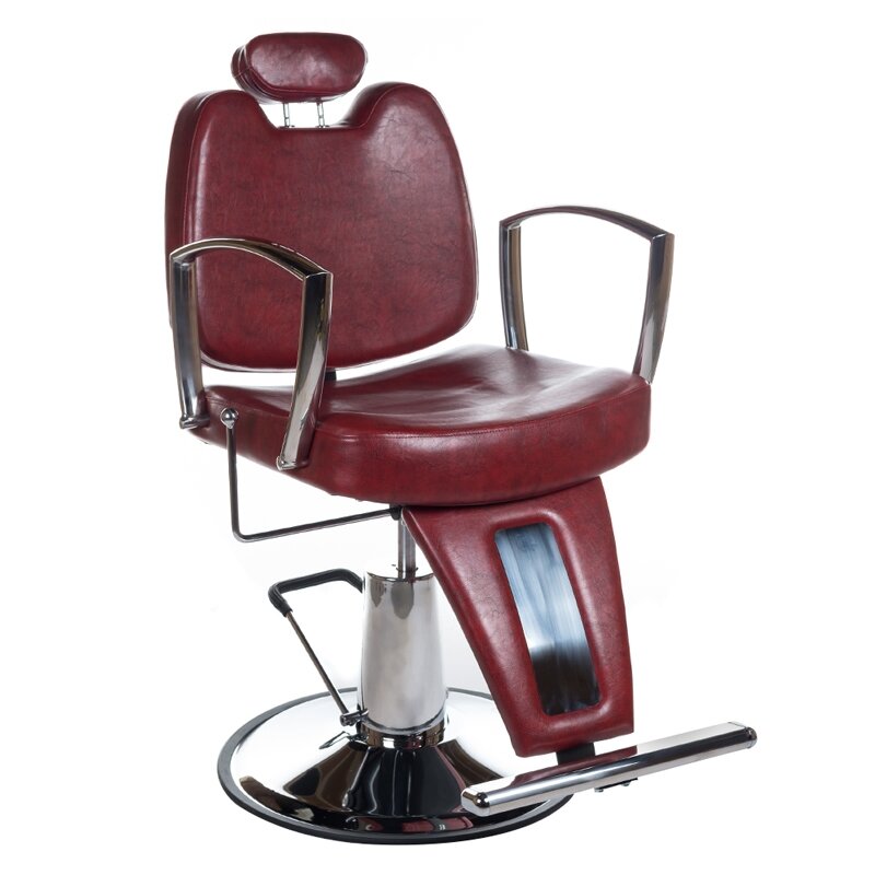 Profesionali barberio kėdė kirpykloms ir grožio salonams HOMER II BH-31275, raudonos spalvos Profesionali barberio kėdė kirpykloms ir grožio salonams HOMER II BH-31275, raudonos spalvos