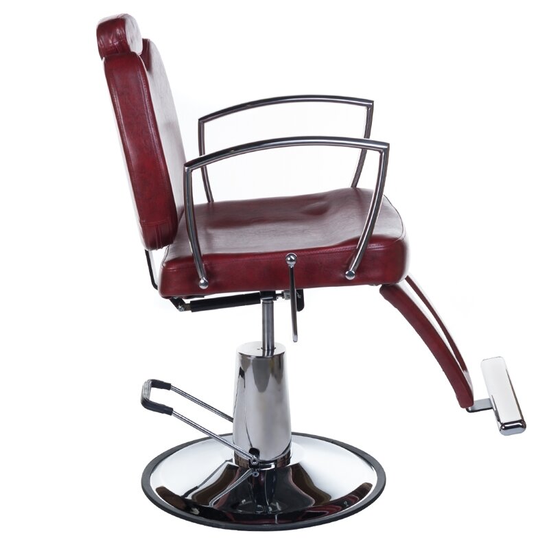 Profesionali barberio kėdė kirpykloms ir grožio salonams HOMER II BH-31275, raudonos spalvos 4 Profesionali barberio kėdė kirpykloms ir grožio salonams HOMER II BH-31275, raudonos spalvos 4