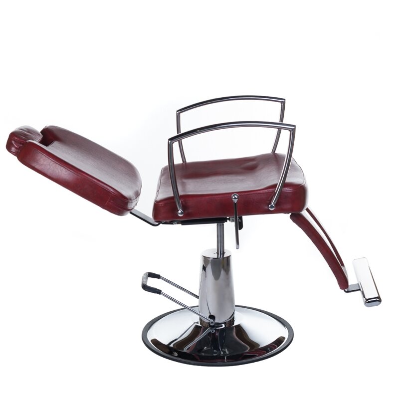 Profesionali barberio kėdė kirpykloms ir grožio salonams HOMER II BH-31275, raudonos spalvos 5 Profesionali barberio kėdė kirpykloms ir grožio salonams HOMER II BH-31275, raudonos spalvos 5