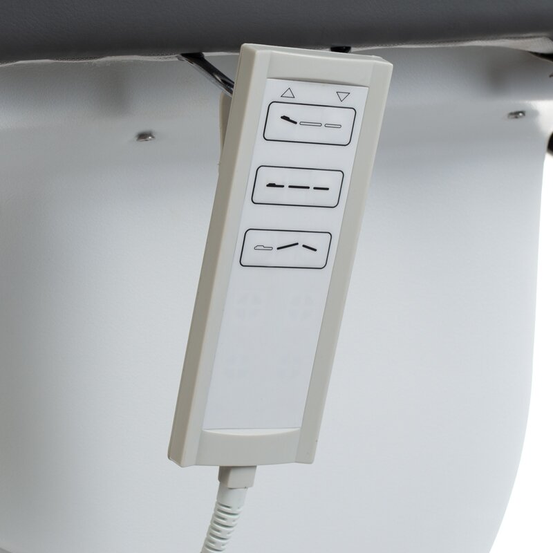 Profesionalus elektrinis gultas-lova kosmetologams Bologna BG-228, 3 variklių, pilkos spalvos 4 Profesionalus elektrinis gultas-lova kosmetologams Bologna BG-228, 3 variklių, pilkos spalvos 4