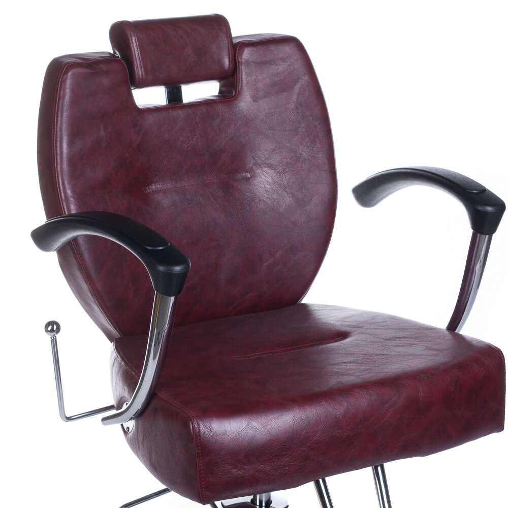 Profesionali barberio kėdė HEKTOR BH-3208, bordo spalvos 1 Profesionali barberio kėdė HEKTOR BH-3208, bordo spalvos 1