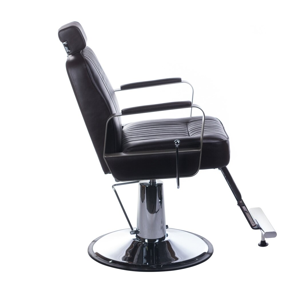 Profesionali barberio kėdė kirpykloms ir grožio salonams HOMER BH-31237, rudos spalvos 2 Profesionali barberio kėdė kirpykloms ir grožio salonams HOMER BH-31237, rudos spalvos 2