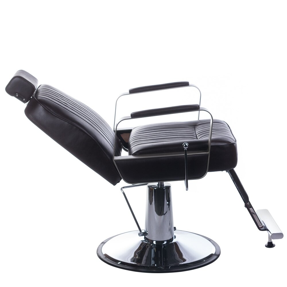 Profesionali barberio kėdė kirpykloms ir grožio salonams HOMER BH-31237, rudos spalvos 3 Profesionali barberio kėdė kirpykloms ir grožio salonams HOMER BH-31237, rudos spalvos 3