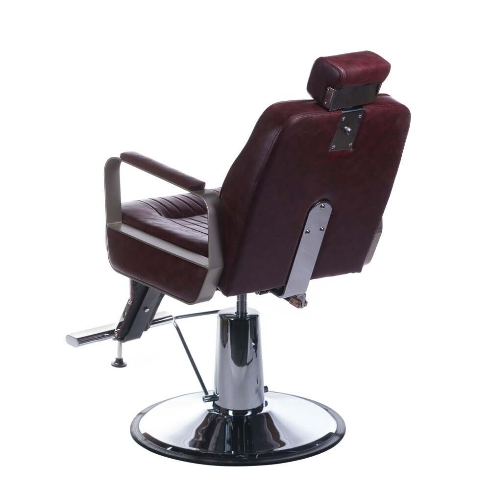 Profesionali barberio kėdė kirpykloms ir grožio salonams HOMER BH-31237, vyšninės spalvos 7 Profesionali barberio kėdė kirpykloms ir grožio salonams HOMER BH-31237, vyšninės spalvos 7