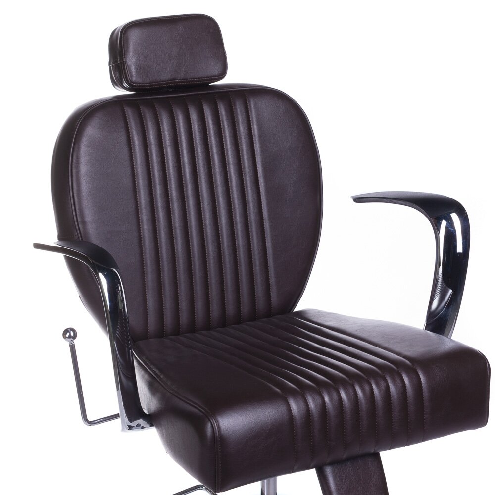 Profesionali barberio kėdė kirpykloms ir grožio salonams OLAF BH-3273, rudos spalvos 1 Profesionali barberio kėdė kirpykloms ir grožio salonams OLAF BH-3273, rudos spalvos 1