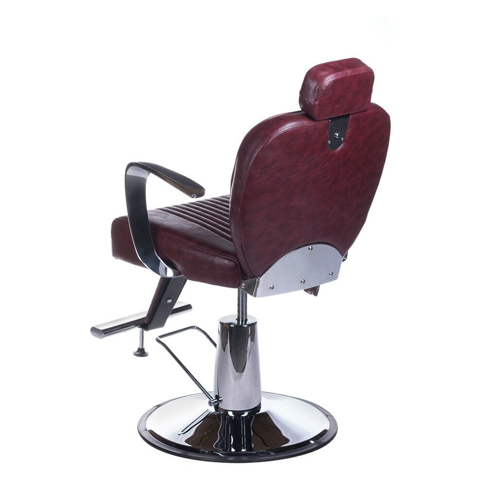 Profesionali barberio kėdė kirpykloms ir grožio salonams OLAF BH-3273, vyšninės spalvos 5 Profesionali barberio kėdė kirpykloms ir grožio salonams OLAF BH-3273, vyšninės spalvos 5
