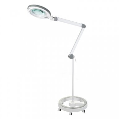 Profesionali kosmetologinė lempa lupa Sonobella BSL-05 LED 12W su stovu, baltos spalvos Profesionali kosmetologinė lempa lupa Sonobella BSL-05 LED 12W su stovu, baltos spalvos