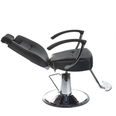 Profesionali barberio kėdė HEKTOR BH-3208, juodos spalvos