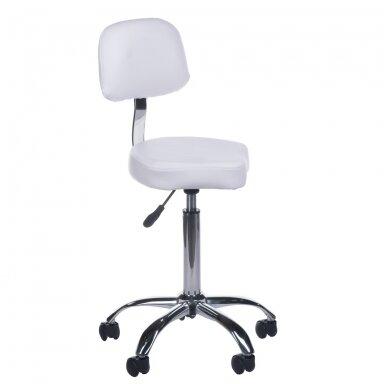 Profesionali meistro kėdė kosmetologams bei grožio salonams BH-7268, baltos spalvos Profesionali meistro kėdė kosmetologams bei grožio salonams BH-7268, baltos spalvos