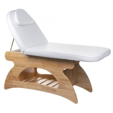 Medinė SPA AND WELLNESS kosmetologinė lova masažo ir terapijų procedūroms BD-8241 Medinė SPA AND WELLNESS kosmetologinė lova masažo ir terapijų procedūroms BD-8241
