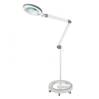 Profesionali kosmetologinė lempa lupa Sonobella BSL-05 LED 12W su stovu, baltos spalvos Profesionali kosmetologinė lempa lupa Sonobella BSL-05 LED 12W su stovu, baltos spalvos