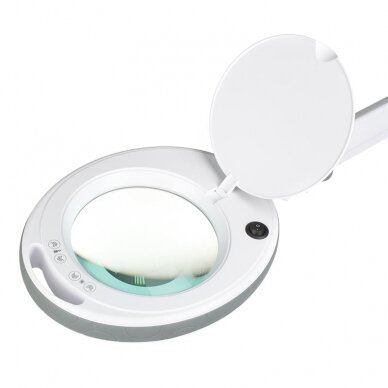 Profesionali kosmetologinė lempa lupa Sonobella BSL-05 LED 12W su stovu, baltos spalvos 3 Profesionali kosmetologinė lempa lupa Sonobella BSL-05 LED 12W su stovu, baltos spalvos 3