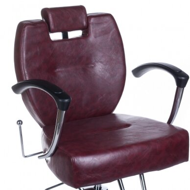 Profesionali barberio kėdė HEKTOR BH-3208, bordo spalvos 1 Profesionali barberio kėdė HEKTOR BH-3208, bordo spalvos 1