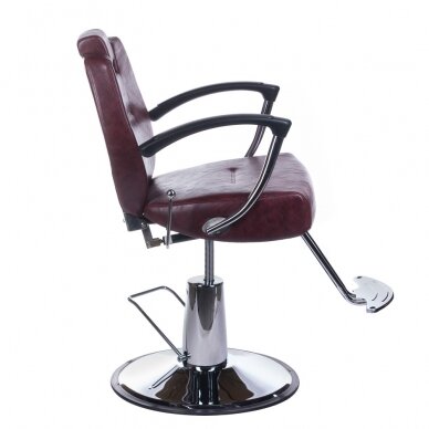 Profesionali barberio kėdė HEKTOR BH-3208, bordo spalvos 2 Profesionali barberio kėdė HEKTOR BH-3208, bordo spalvos 2