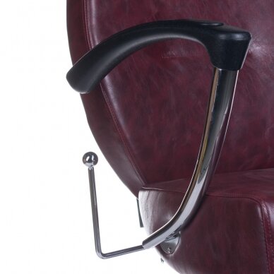 Profesionali barberio kėdė HEKTOR BH-3208, bordo spalvos 6 Profesionali barberio kėdė HEKTOR BH-3208, bordo spalvos 6