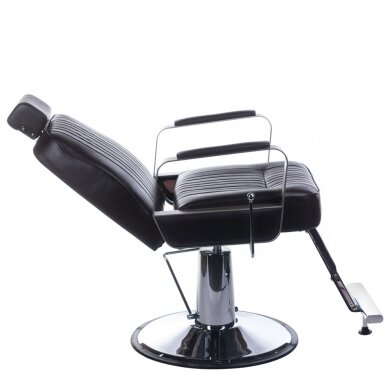 Profesionali barberio kėdė kirpykloms ir grožio salonams HOMER BH-31237, rudos spalvos 3 Profesionali barberio kėdė kirpykloms ir grožio salonams HOMER BH-31237, rudos spalvos 3
