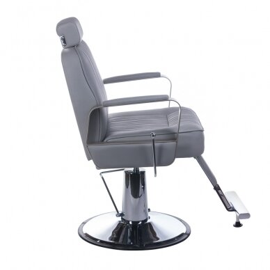 Profesionali barberio kėdė kirpykloms ir grožio salonams HOMER BH-31237, šviesiai pilkos spalvos 2 Profesionali barberio kėdė kirpykloms ir grožio salonams HOMER BH-31237, šviesiai pilkos spalvos 2