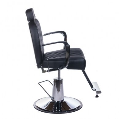 Profesionali barberio kėdė kirpykloms ir grožio salonams OLAF BH-3273, juodos spalvos 2