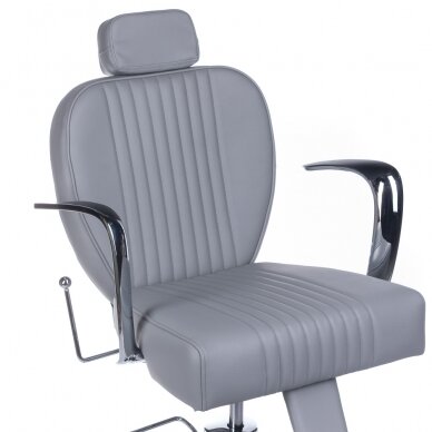 Profesionali barberio kėdė kirpykloms ir grožio salonams OLAF BH-3273, pilkos spalvos 1 Profesionali barberio kėdė kirpykloms ir grožio salonams OLAF BH-3273, pilkos spalvos 1