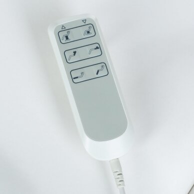 Profesionalus elektrinis gultas-lova kosmetologams MODENA BD-8194, 3 variklių, baltos spalvos 4 Profesionalus elektrinis gultas-lova kosmetologams MODENA BD-8194, 3 variklių, baltos spalvos 4