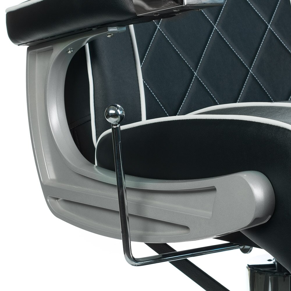 Profesionali barberio kėdė kirpykloms ir grožio salonams ODYS BH-31825M, matinės juodos spalvos 4 Profesionali barberio kėdė kirpykloms ir grožio salonams ODYS BH-31825M, matinės juodos spalvos 4