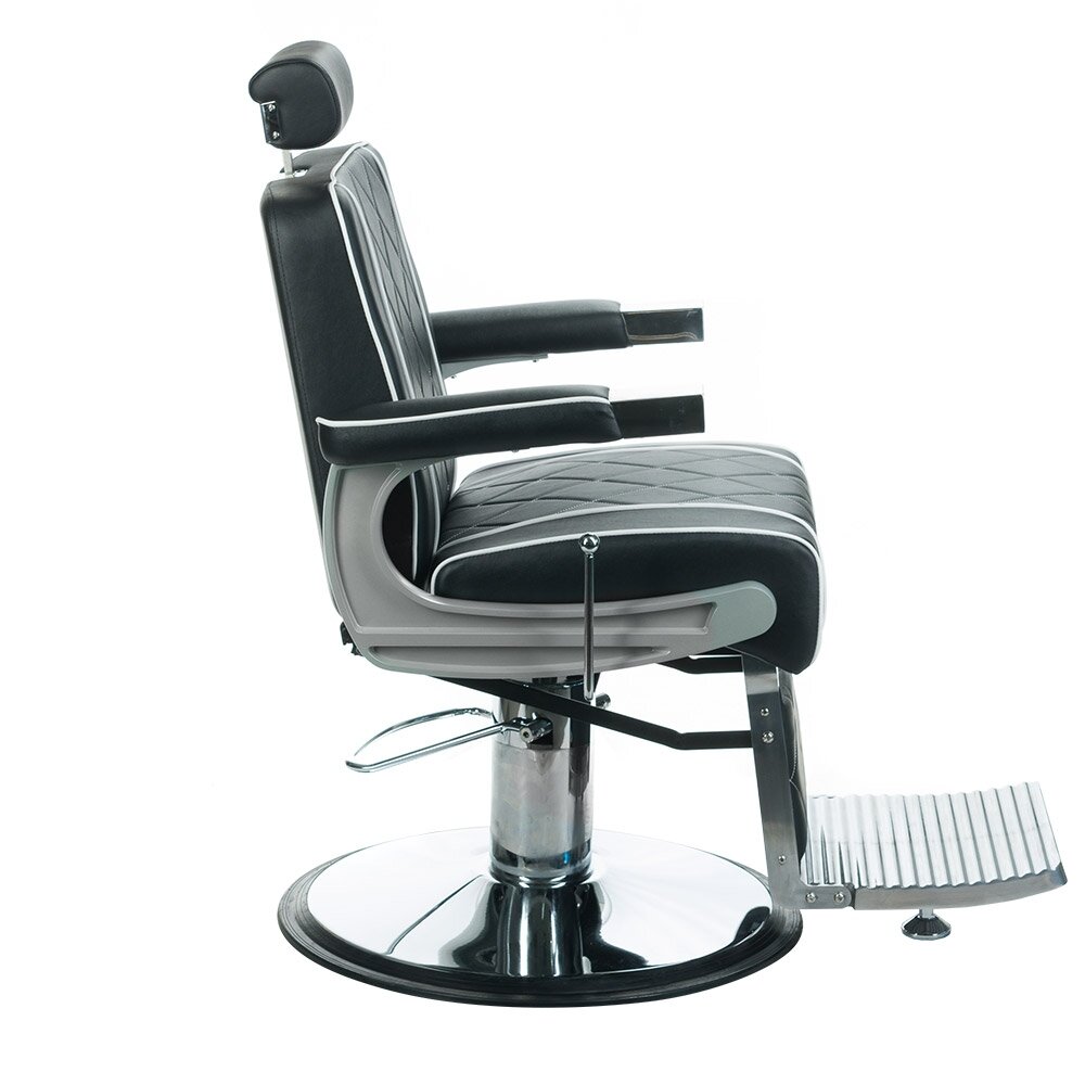 Profesionali barberio kėdė kirpykloms ir grožio salonams ODYS BH-31825M, matinės juodos spalvos 6 Profesionali barberio kėdė kirpykloms ir grožio salonams ODYS BH-31825M, matinės juodos spalvos 6