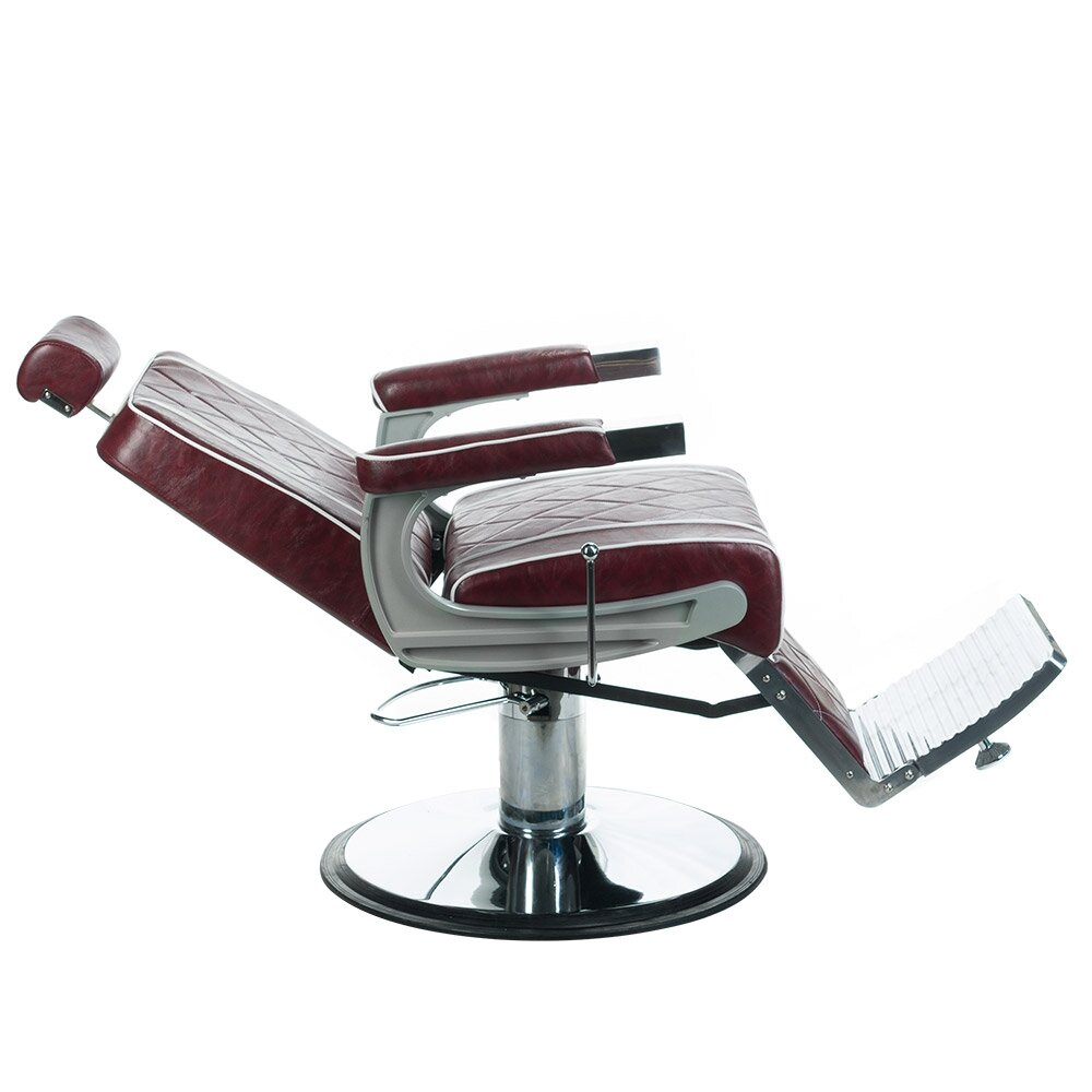 Profesionali barberio kėdė kirpykloms ir grožio salonams ODYS BH-31825M, vyšninės spalvos 7 Profesionali barberio kėdė kirpykloms ir grožio salonams ODYS BH-31825M, vyšninės spalvos 7