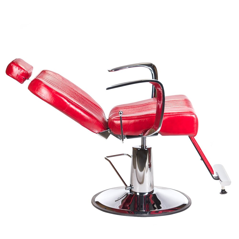 Profesionali barberio kėdė kirpykloms ir grožio salonams OLAF BH-3273, raudonos spalvos 6 Profesionali barberio kėdė kirpykloms ir grožio salonams OLAF BH-3273, raudonos spalvos 6